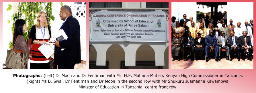 Conference with Minister of Education in Tanzania (March 2012)