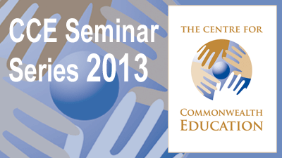 CCE Seminar Series 2013 logo