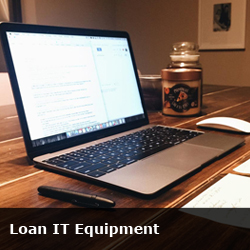 loan IT equipment button