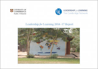 Cover of 2016-2017 Leadership for Learning report