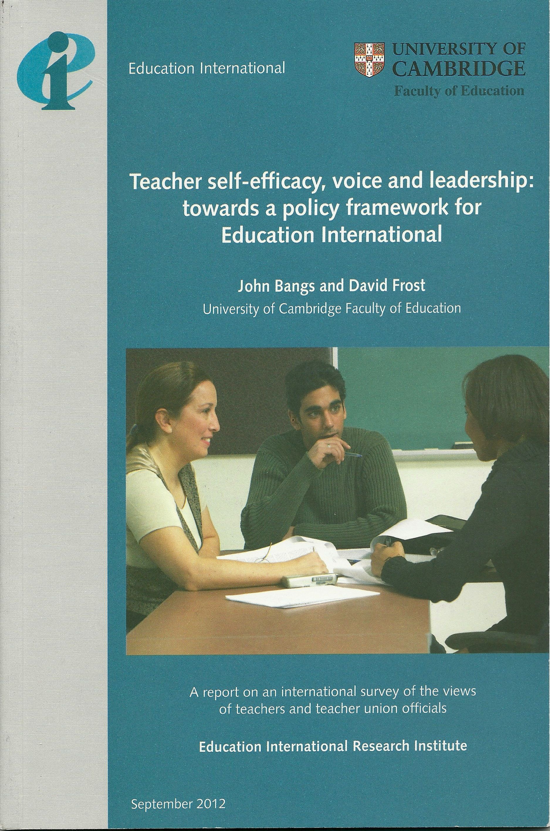 Teacher self-efficacy