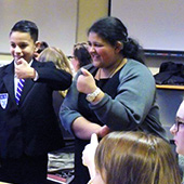 Image: Deaf-friendly teaching with pupils and trainee teachers