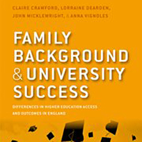 Image: Now published - the links between Family Background and University Success