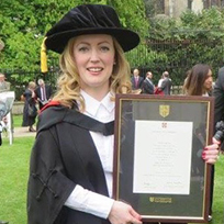 Image: Faculty's first Doctor of Education graduate - an Assistant Head
