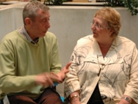 Morag Styles and Michael Rosen discuss the British Library Exhibit
