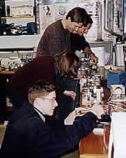 In the lab