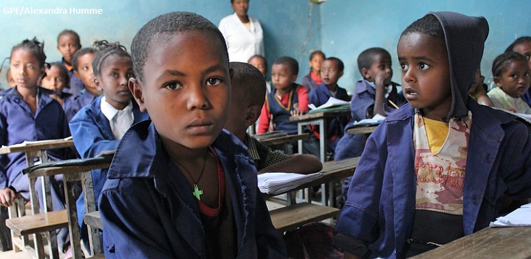 Primary school students, Ethiopia