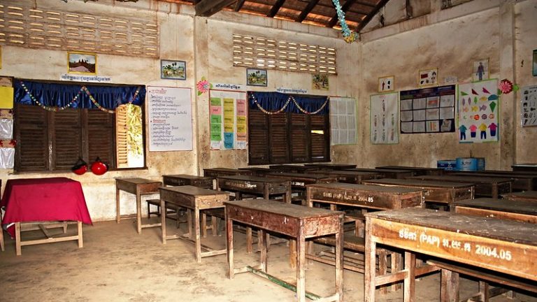 Empty classroom