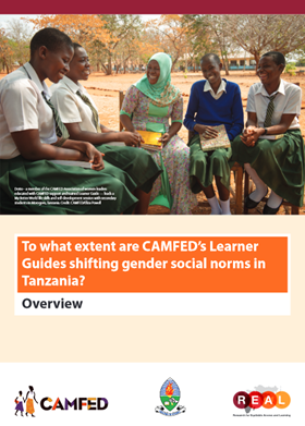 To what extent are CAMFED’s Learner Guides shifting gender social norms in Tanzania? Overview