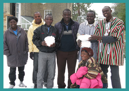 Comic Relief / VSO Ghana Headteachers visit to Cambridge - Feb 2012