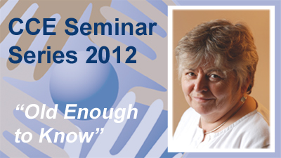 CCE Seminar Series 2012 - Colleen McLaughlin