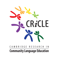 CRiCLE logo - illustration of multi-coloured stick people in a circle with the word CRiCLE