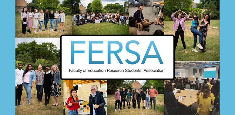 Fersa photo collage with logo in the center