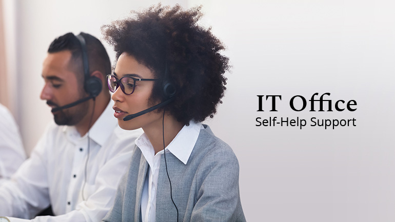 IT Office - self help support