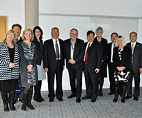 Faculty staff and Delegation