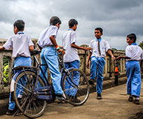 Children in rural India