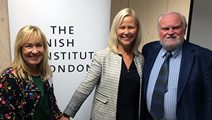 Prof. Kristiina Kumpulainen, Pauliina Ståhlberg and David Whitebread