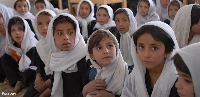 Afghanistan school classroom