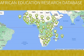 Map of African from the African Education Research Database
