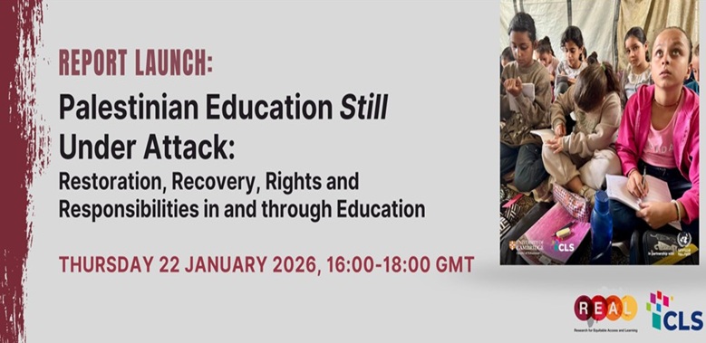 Palestine report launch event