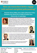 Image: How educational research can better engage with policy making, both within the UK and international development.