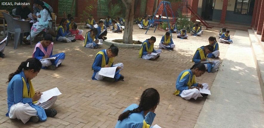 Girls’ school in Kasur, TEACh project, 2015