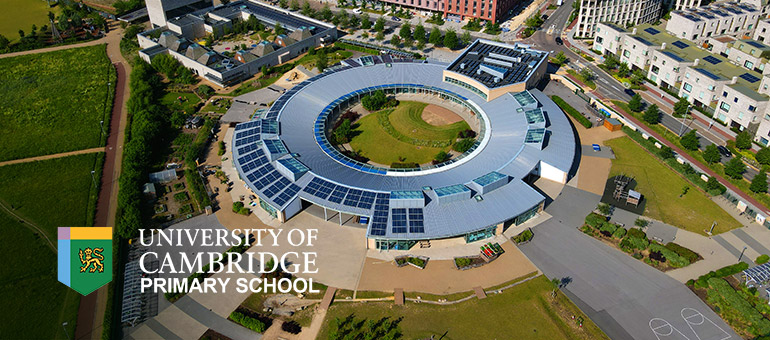 Aerial photo of University of Cambridge Primary School UCPS